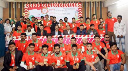 যশোর ব্লাড ব্যাংকের সেরা রক্তযোদ্ধাদের সম্মাননা