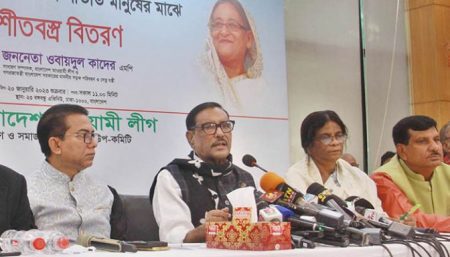 বিদেশি কারও ফরমায়েশে চলবে না : ওবায়দুল কাদের