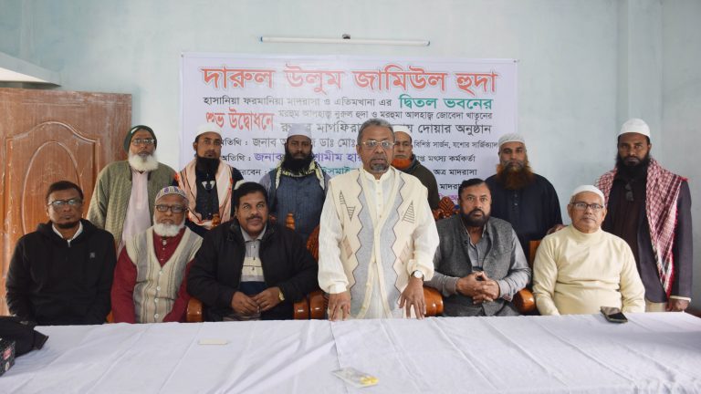 খোলাডাংগায় মাদরাসা ও এতিমখানার ভবন উদ্বোধন