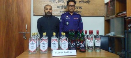 যশোরে বিদেশী মদসহ যুবক আটক