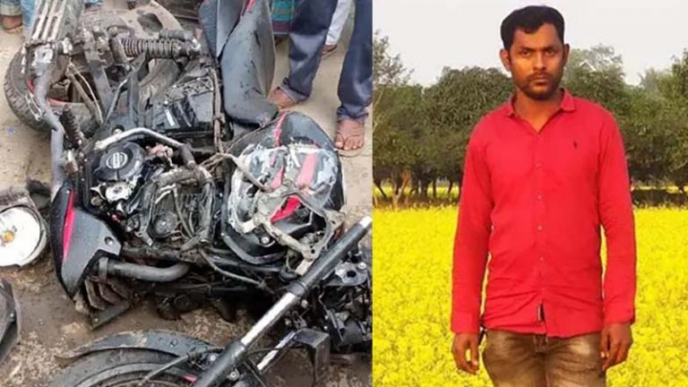 যশোরে বাস চাপায় প্রাণ গেল মোটরসাইকেল আরোহীর