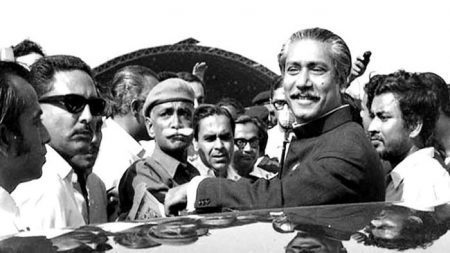বঙ্গবন্ধুর স্বদেশ প্রত্যাবর্তন দিবস কাল 
