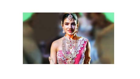 গায়ে ৩০ কেজির শাড়ি, তিন কোটির গয়না! মুগ্ধ করলেন সামান্থা সামান্থা, বিনোদন, দক্ষিণী তারকা ,সামান্থা রুথ প্রভু ,অভিনেত্রী ‘শকুন্তলম’ শুটিং