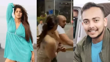 ক্রিকেটার পৃথ্বী শ ও স্বপ্না গিল । ছবি: পৃথ্বী শ ও স্বনা গিলের ইনস্টাগ্রাম থেকে নেওয়া