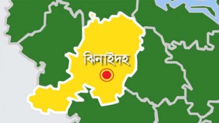 Jhenaidah-Map/ঝিনাইদহ ম্যাপ