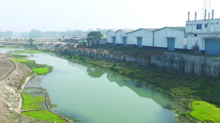 দখলদারদের কবলে খুলনার আঠারোবেকি নদী
