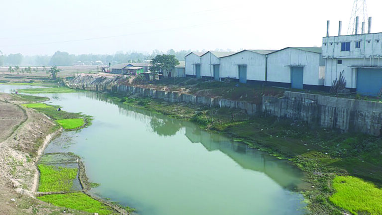 দখলদারদের কবলে খুলনার আঠারোবেকি নদী