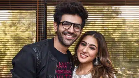 কার্তিক আরিয়ান ও সারা আলি খানে