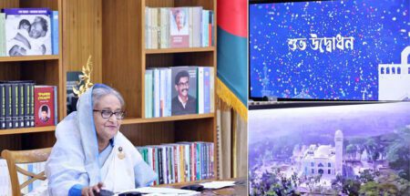 আরও ৫০ মডেল মসজিদ উদ্বোধন করলেন প্রধানমন্ত্রী