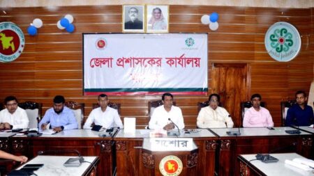 যশোর জেলা প্রশাসনের উদ্যোগে জেলা প্রশাসকের অমিত্রাক্ষর সম্মেলন কক্ষে বাংলা বর্ষবরণ উৎসব উদযাপন উপলক্ষে প্রস্তুতিসভায় এ তথ্য জানানো