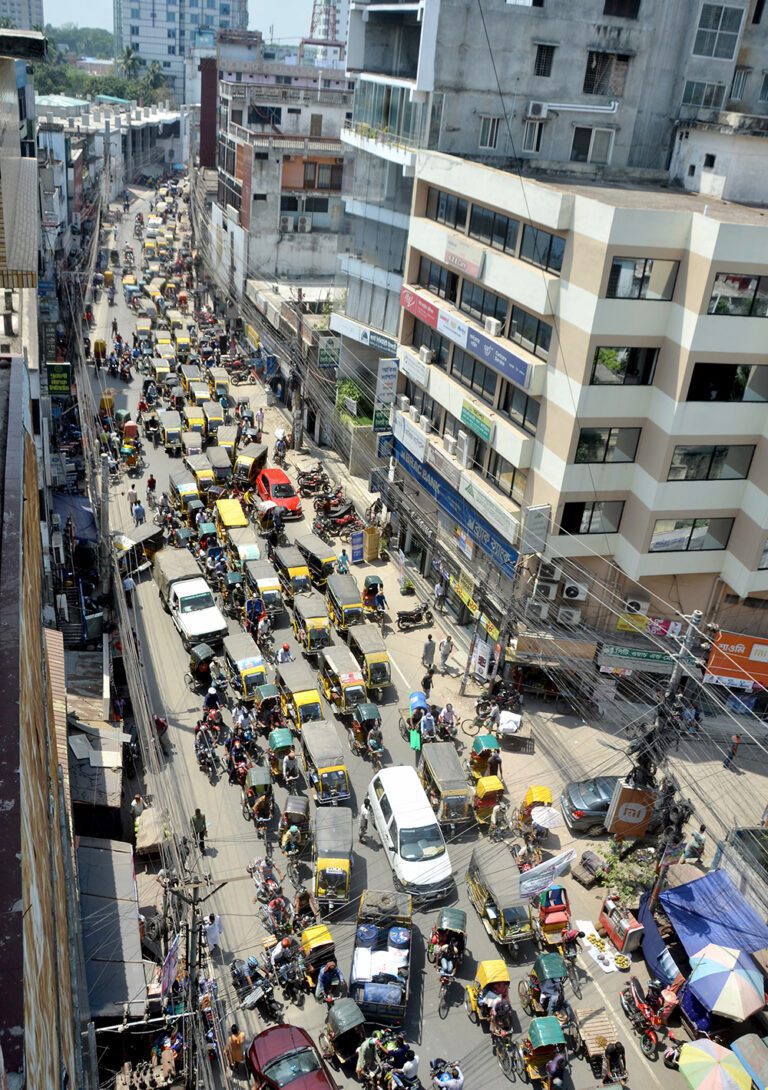 যশোর শহরে ঈদের আগে তীব্র যানজট