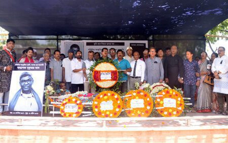বিনম্র শ্রদ্ধায় সুকুমার দাসকে শেষ বিদায়