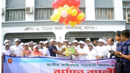 যশোরে এক বছরে দুই হাজার জনকে ফ্রি আইনি সেবা প্রদান