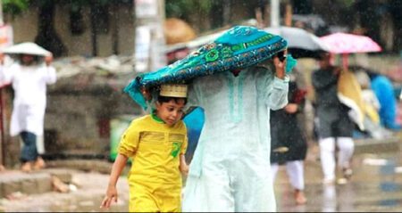 ঈদের দিন সারা দেশে বৃষ্টির সম্ভাবনা
