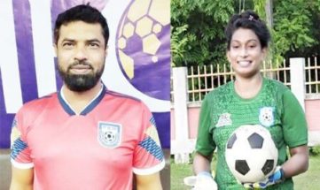পেশাদার কোচ হওয়ার পথে আরও একধাপ এগোলেন যশোরের আনোয়ার ও মলি