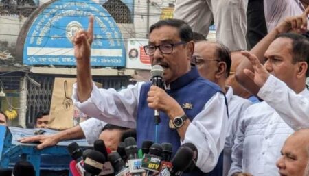 কে ভিসানীতি দিল তাতে শেখ হাসিনার কোনো মাথাব্যথা নেই : কাদের