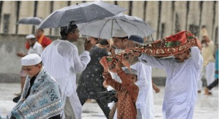 ঈদের দিন সকাল থেকেই ঝরবে বৃষ্টি