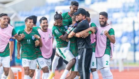 দুর্দান্ত ফুটবল খেলে মালদ্বীপকে হারাল বাংলাদেশ