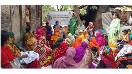 ‘যশোর স্টিচ’ সেলাই কর্মীদের মানোন্নয়নে ৫০ নারীর প্রশিক্ষণ