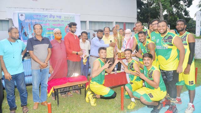 তৃতীয়বারের মতো লিগ সেরা কুদ্দুস স্মৃতি শরীর চর্চা কেন্দ্র