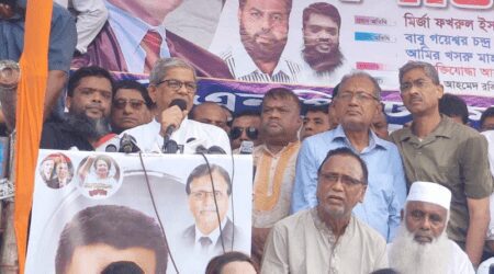 উত্তরে পর্বতমালা দক্ষিণে বঙ্গোপসাগর, আ. লীগের যাওয়ার পথ নেই : মির্জা ফখরুল