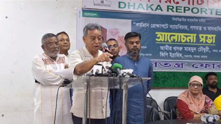 তফসিল ঘোষণা করলেই নির্বাচন হবে, এত সহজ নয় : আমীর খসরু