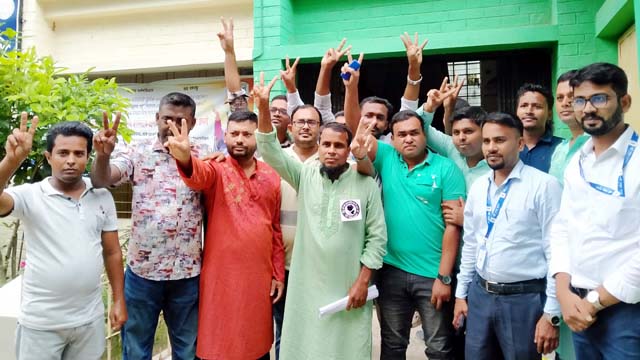 পল্লী সঞ্চয় ব্যাংকের সিবিএ নির্বাচনে যশোর কেন্দ্রে গোলাপ ফুল বিজয়ী