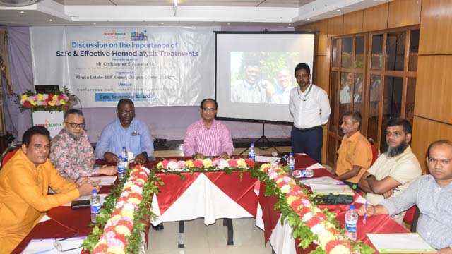 যশোরে নিরাপদ হেমোডায়ালাইসিস চিকিৎসার গুরুত্ব নিয়ে আলোচনা