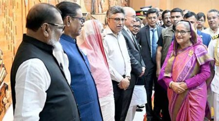ব্রাসেলসের উদ্দেশে ঢাকা ছেড়েছেন প্রধানমন্ত্রী