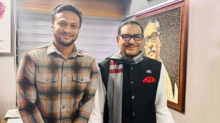 সাকিব আল হাসানের নির্বাচনে দাঁড়ানো নিয়ে যা বললেন ওবায়দুল কাদের
