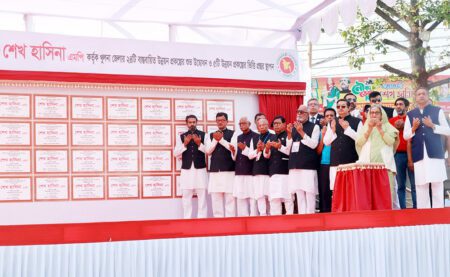 খুলনায় একগুচ্ছ উন্নয়ন প্রকল্প উদ্বোধন করলেন প্রধানমন্ত্রী
