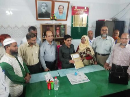 সরকারি খানবাহাদুর আহ্ছানউল্লা কলেজে নবাগত অধ্যক্ষ প্রফেসর অলোক কুমার