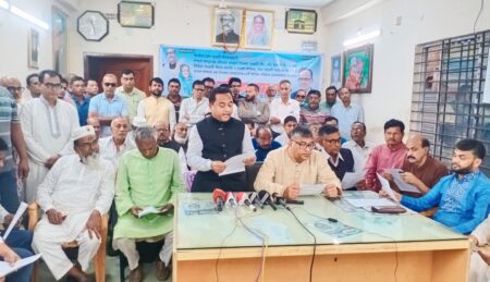ঝিনাইদহ জেলা আ.লীগ সভাপতি আ. হাই-র বিরুদ্ধে ‘অপপ্রচারের’ প্রতিবাদে সংবাদ সম্মেলন