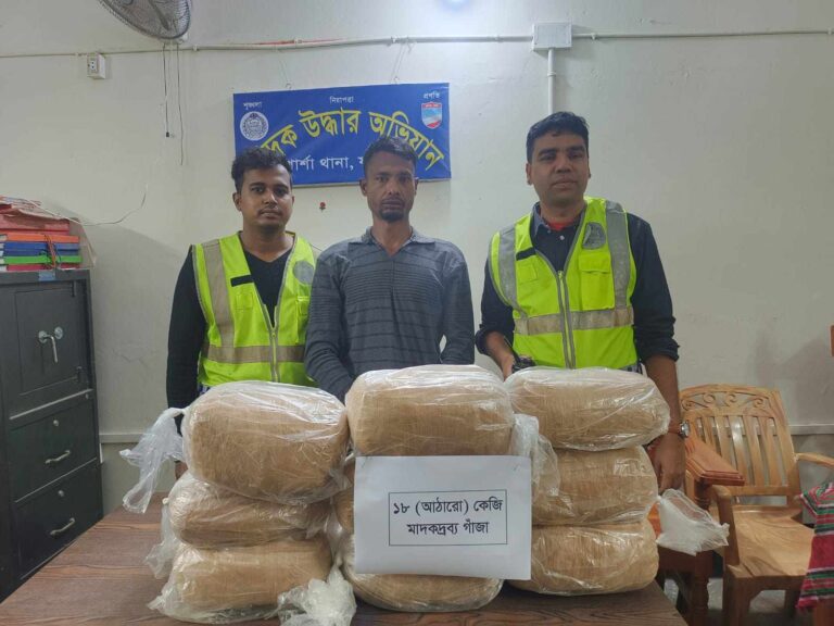 শার্শায় ২৪ কেজি গাঁজাসহ দুই মাদক কারবারি আটক শার্শায় ২৪ কেজি গাঁজাসহ দুই মাদক কারবারি আটক