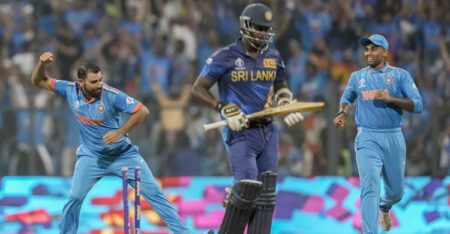 লঙ্কানদের ৫৫ রানে গুটিয়ে বিশ্বকাপ ইতিহাসের দ্বিতীয় বড় জয় ভারতের