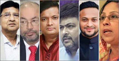 তিন মন্ত্রী-প্রতিমন্ত্রী ও সাকিবসহ ১২ জনকে ইসির শোকজ