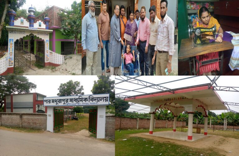 নানা প্রতিষ্ঠানে ঝিনাইদহে জেলা পরিষদের ছোঁয়া