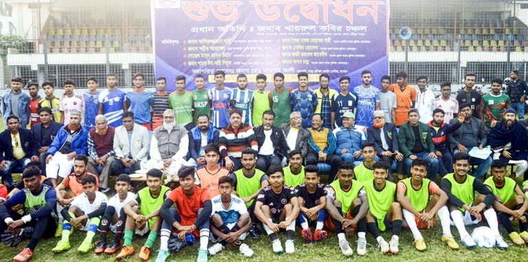 যশোরে আবাসিক ফুটবল প্রশিক্ষণ ক্যাম্প উদ্বোধন