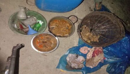 সুন্দরবনের মরাগাংয় রান্না করা হরিণের মাংস ও সরঞ্জাম জব্দ