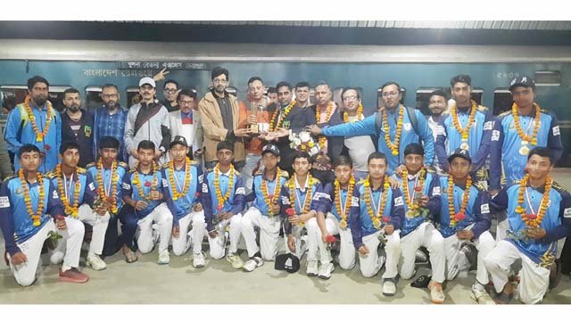 অনূর্ধ্ব-১৪ জাতীয় ক্রিকেটের খুলনা বিভাগের সেরা যশোরের কিশোররা যশোর জেলা দল