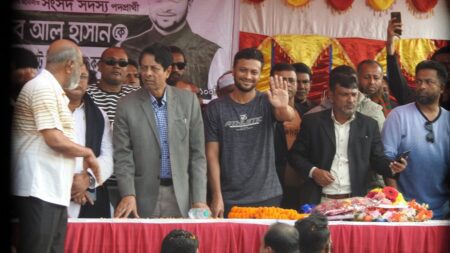 নির্বাচনের পর অনুশীলনে গিয়ে চমক দেখালেন সাকিব