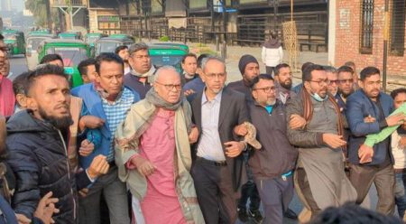 রাতে ব্যালট বাক্স ভরে রাখা হয়েছে : রিজভী