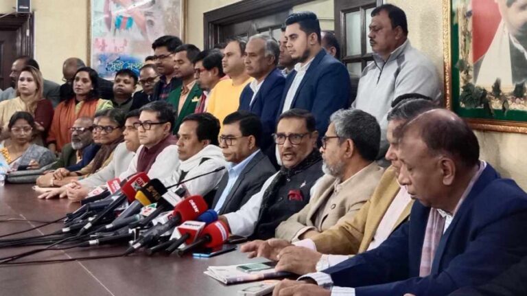 অনুমতি না নিয়ে রাজপথে ফ্রিস্টাইল কর্মসূচি সরকার মানবে না: ওবায়দুল কাদের