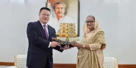 চীন-ভারত-রাশিয়াসহ ১১ দেশের দূত শুভেচ্ছা জানালেন প্রধানমন্ত্রীকে