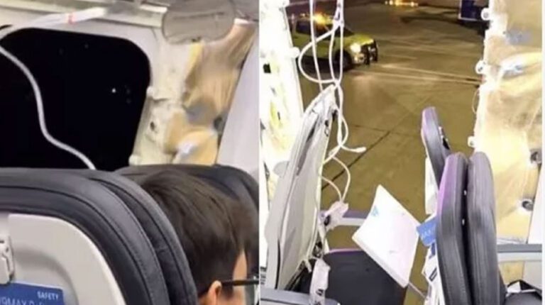 মাঝ আকাশেই উড়ে গেল বিমানের দরজা, জরুরী অবতরণ