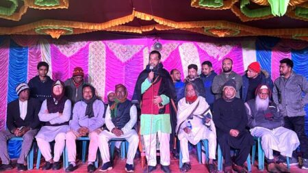 হৈবতপুরে উপজেলা চেয়ারম্যান ফরিদ চৌধুরী মতবিনিময়