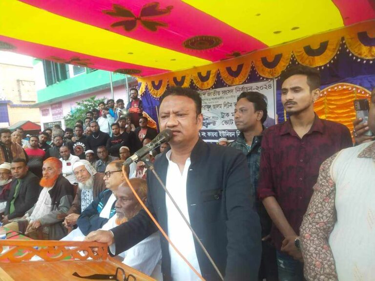 শার্শার কায়বা ইউনিয়নে স্বতন্ত্র প্রার্থীর নির্বাচনী গণসংযোগ ও পথসভা