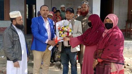 শার্শা উপজেলার খামারপাড়া দারুল আরাকাম ইবতেদায়ী মাদ্রাসা পরিদর্শন করেছেন ইসলামিক ফাউন্ডেশন (ইফা) যশোরের উপ-পরিচালক বিল্লাল-বিন কাশেমসহ অন্যান্যরা