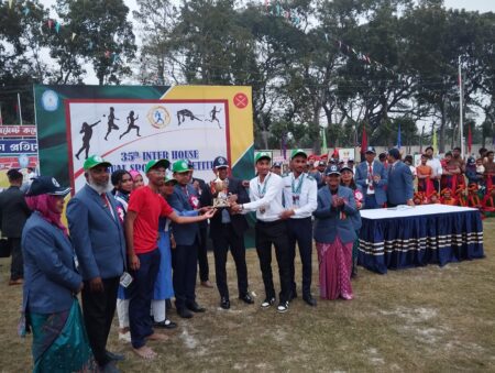 যশোর ক্যান্টনমেন্ট কলেজের বার্ষিক ক্রীড়ার পুরস্কার বিতরণ