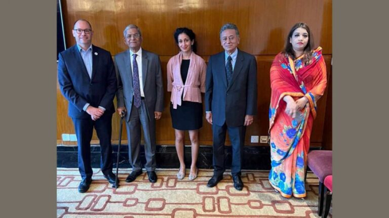 মার্কিন প্রতিনিধি দলের সঙ্গে মির্জা ফখরুলের বৈঠক